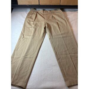 Polo by Ralph Lauren Mens Pleated Khaki Dress Pants38x30